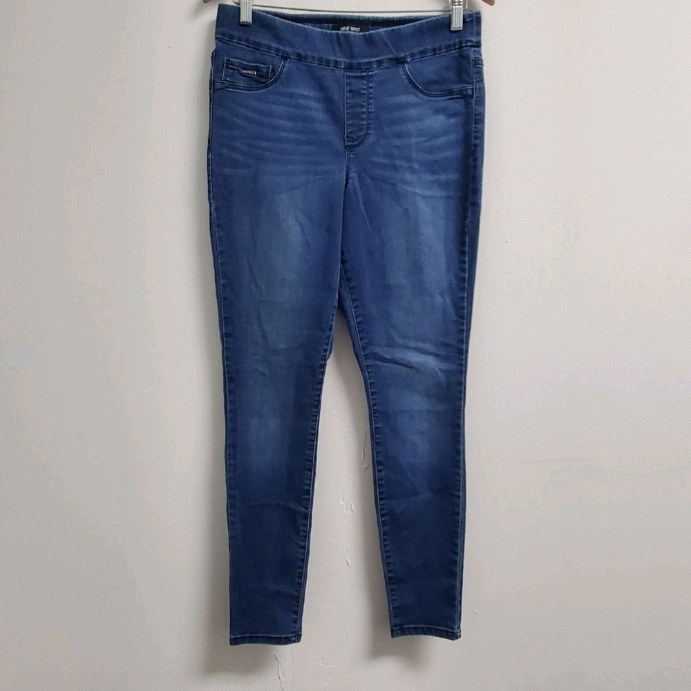 Nine West "Missy" Style Women's Blue Jeggings Size 4